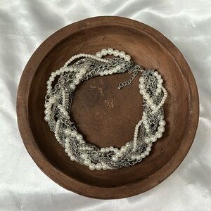 NY&C Pearl Chain Choker